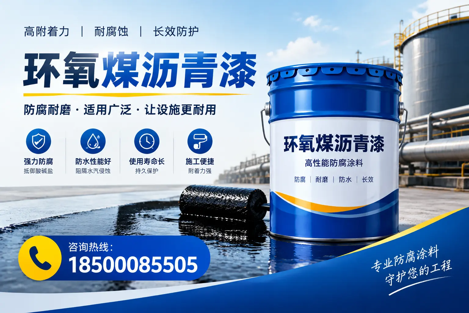 环氧煤沥青漆与其他涂料的对比分析,助力东莞企业决策